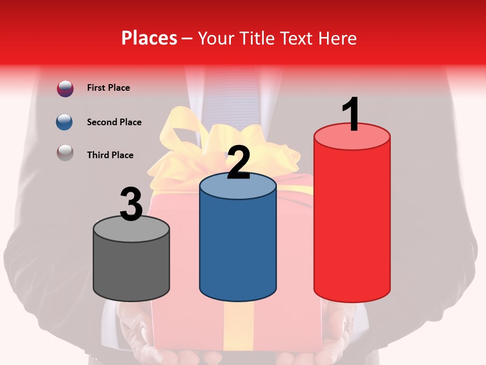 Holiday Person Package PowerPoint Template