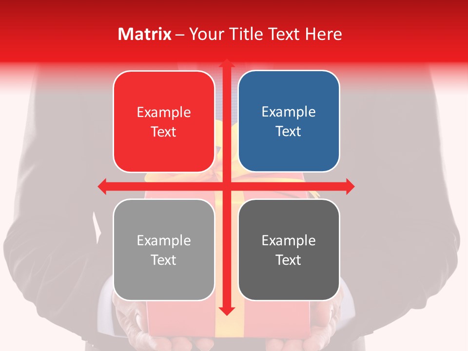 Holiday Person Package PowerPoint Template
