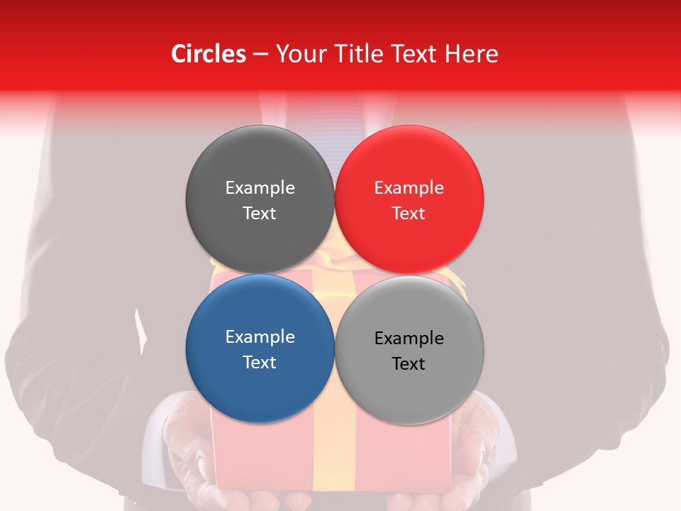 Holiday Person Package PowerPoint Template