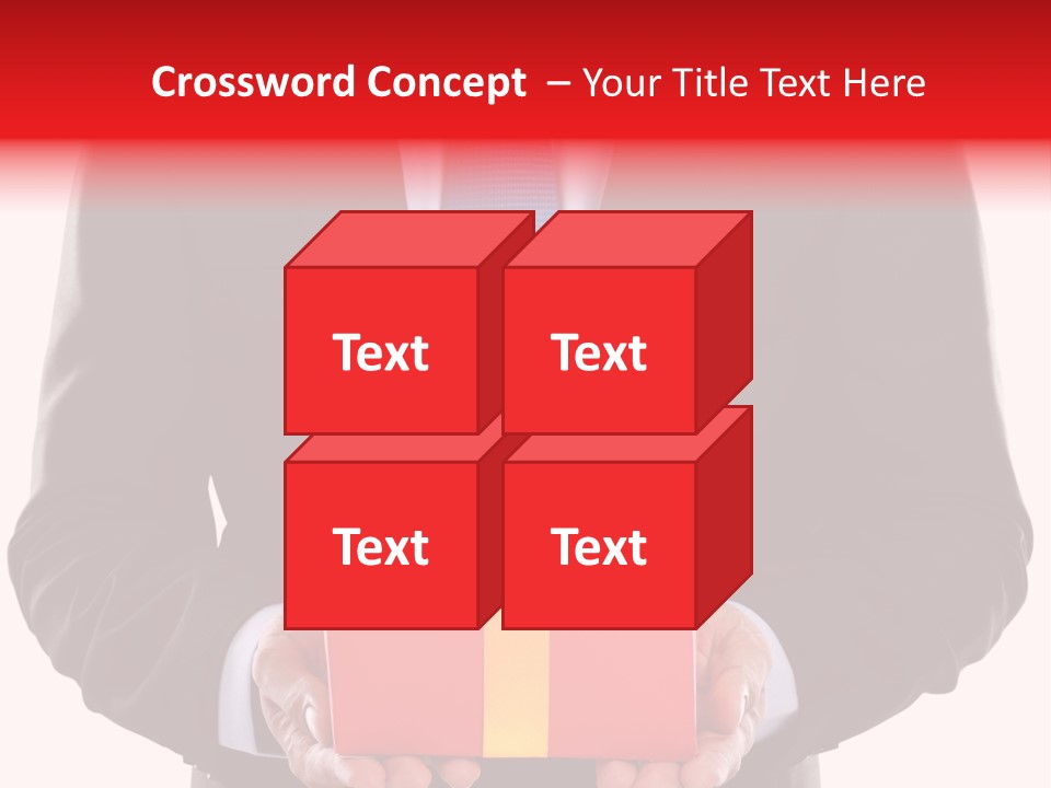 Holiday Person Package PowerPoint Template