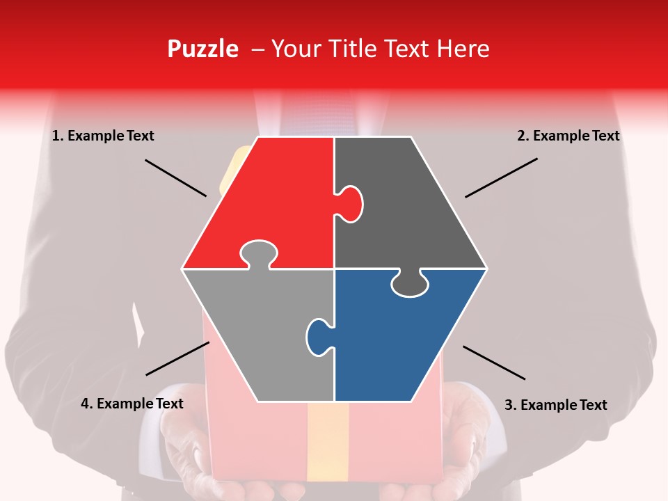 Holiday Person Package PowerPoint Template