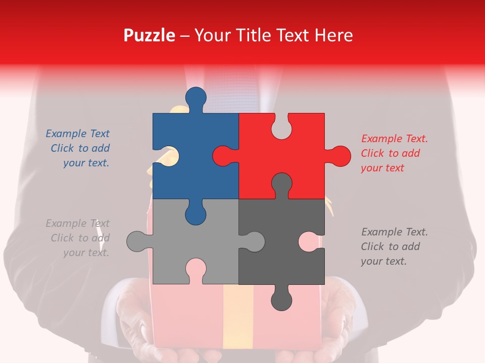 Holiday Person Package PowerPoint Template