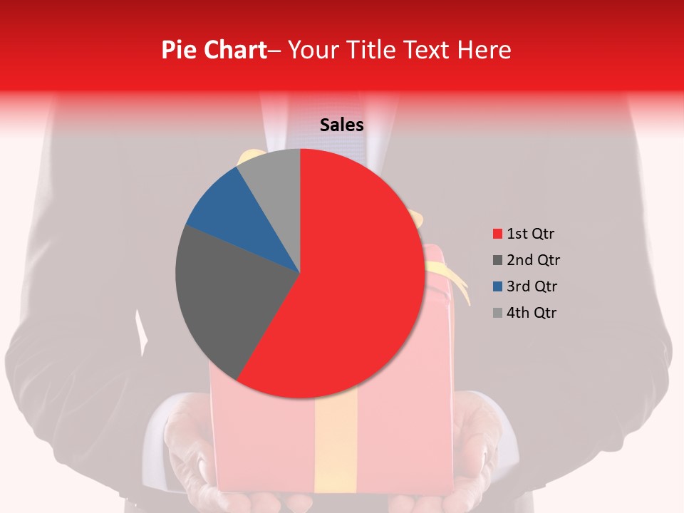 Holiday Person Package PowerPoint Template