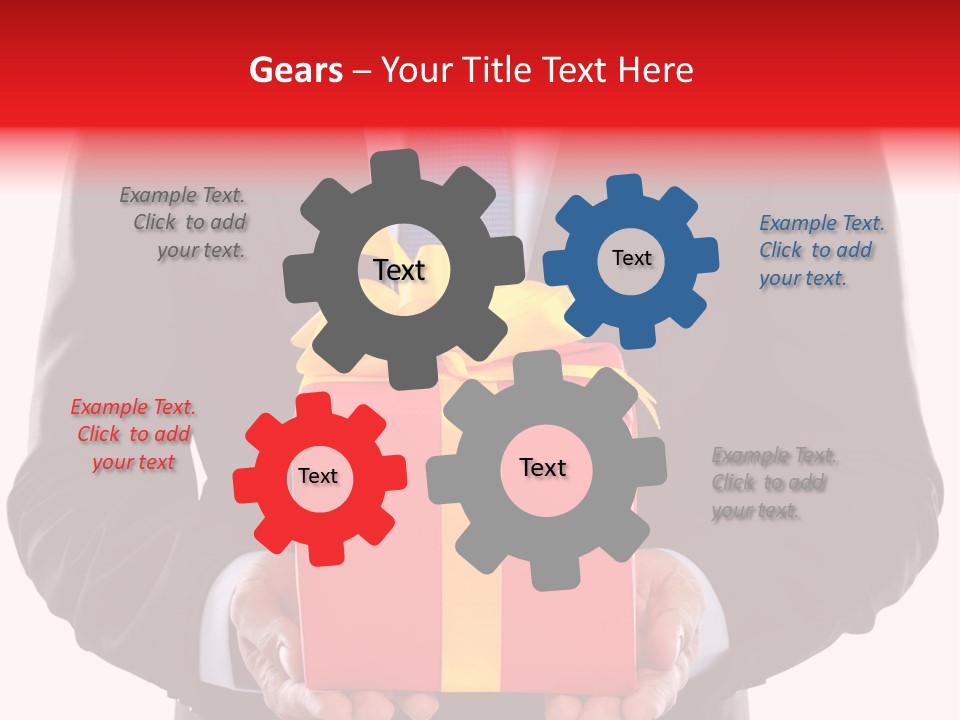 Holiday Person Package PowerPoint Template