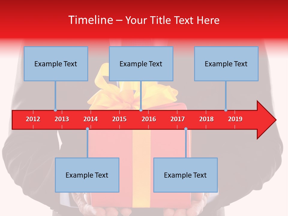 Holiday Person Package PowerPoint Template