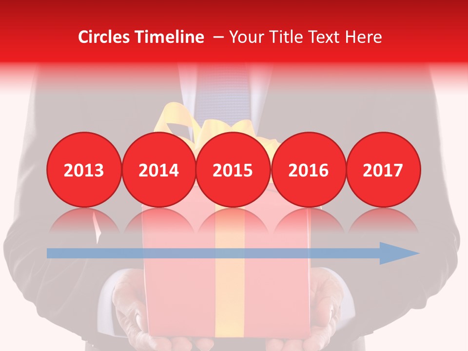 Holiday Person Package PowerPoint Template