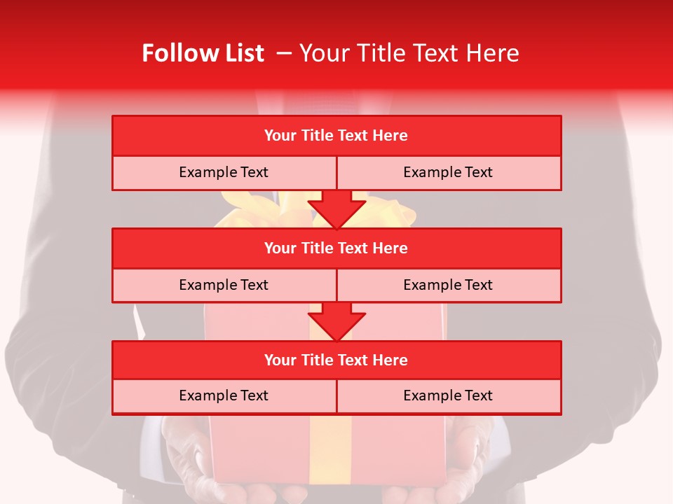 Holiday Person Package PowerPoint Template