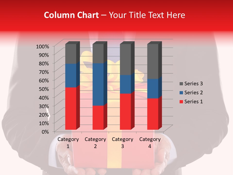 Holiday Person Package PowerPoint Template