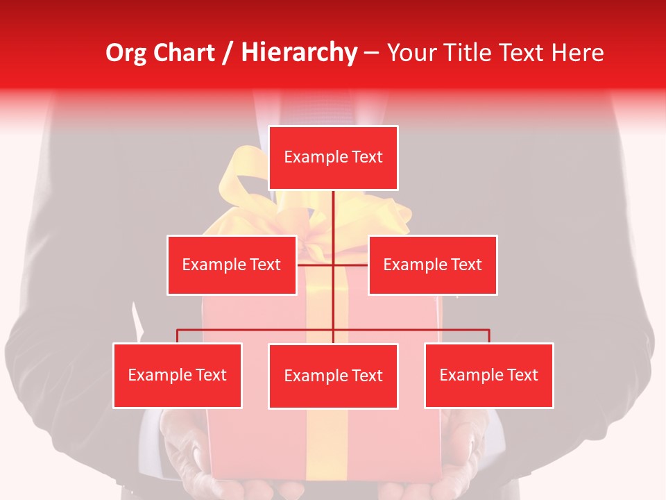 Holiday Person Package PowerPoint Template