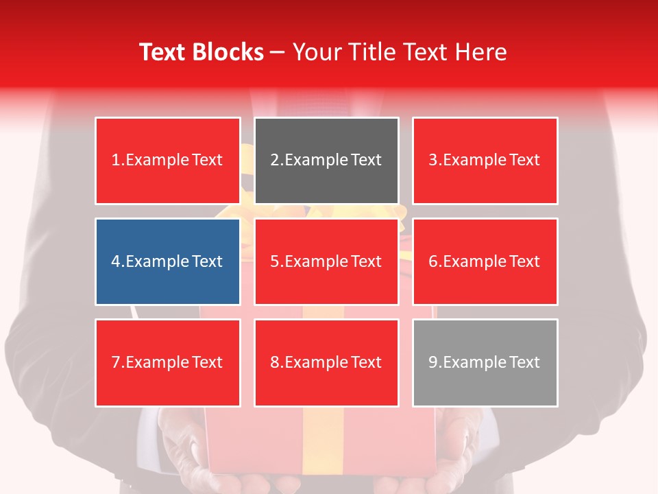 Holiday Person Package PowerPoint Template