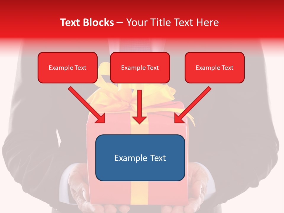 Holiday Person Package PowerPoint Template