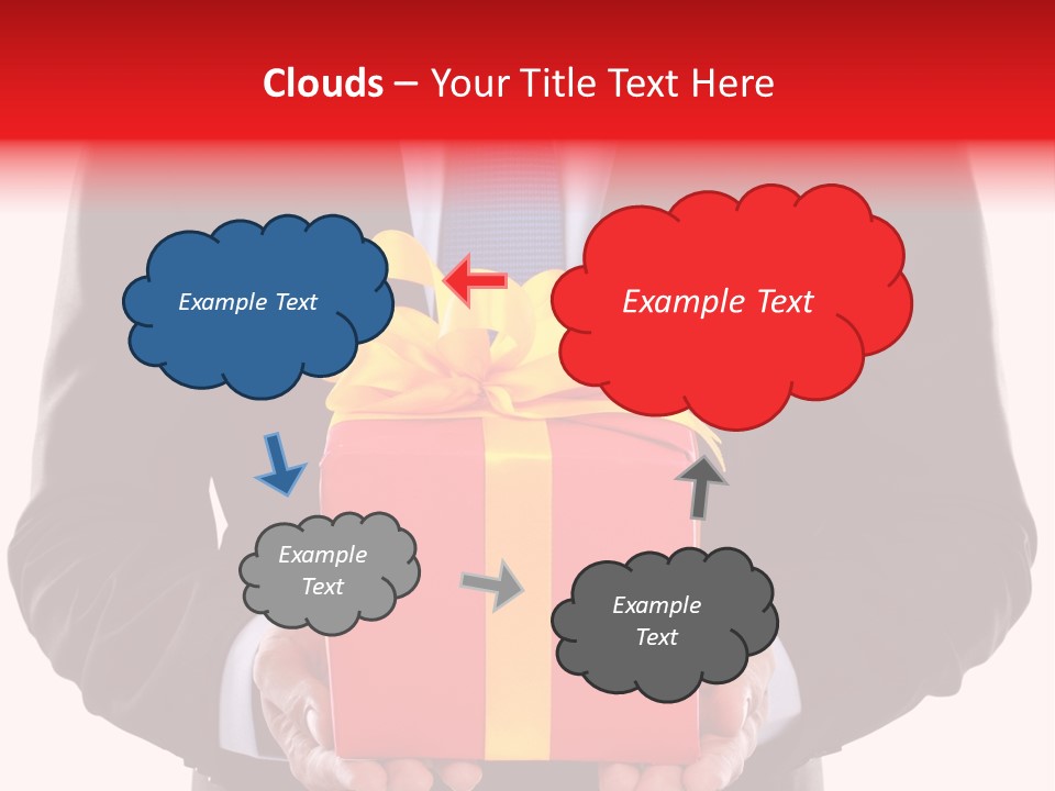 Holiday Person Package PowerPoint Template
