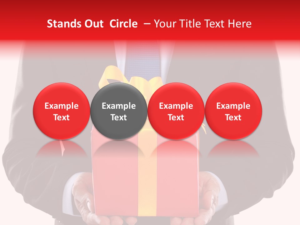 Holiday Person Package PowerPoint Template