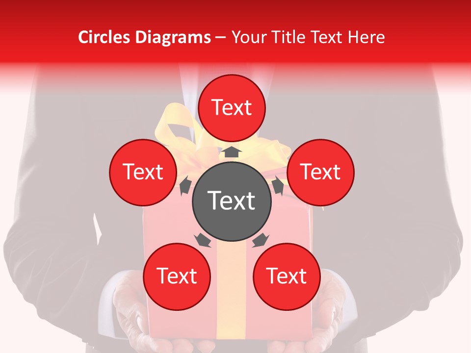 Holiday Person Package PowerPoint Template