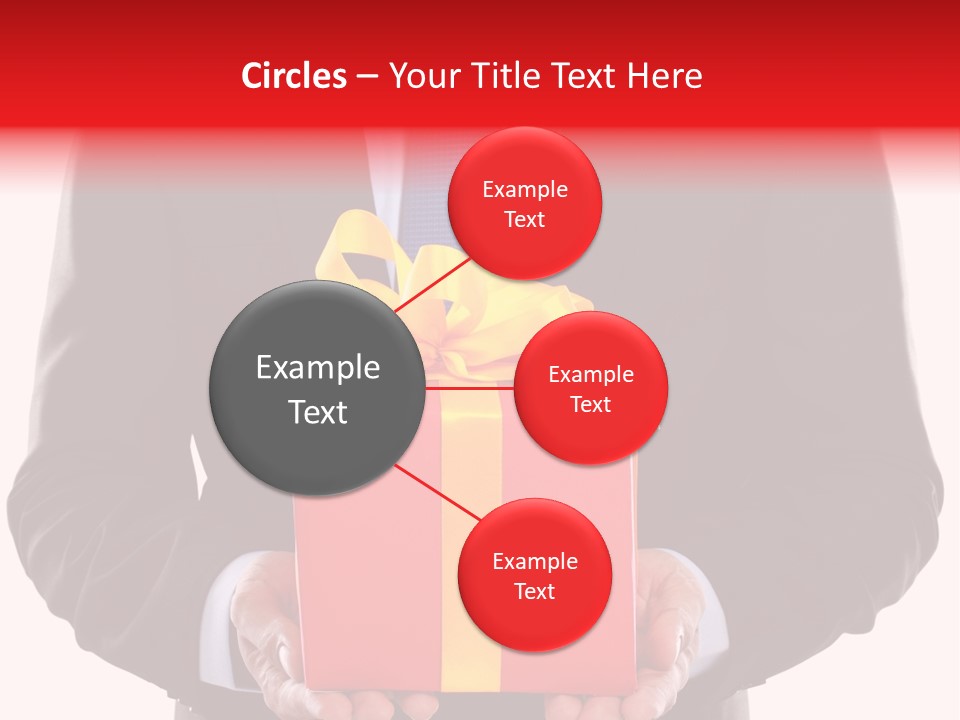 Holiday Person Package PowerPoint Template