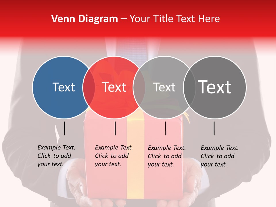 Holiday Person Package PowerPoint Template