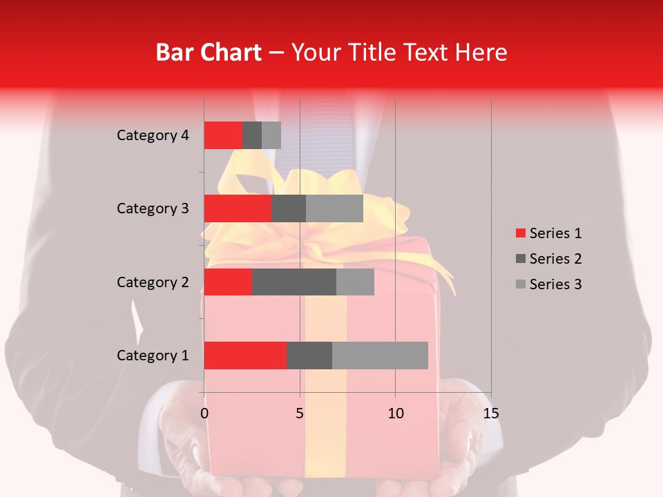 Holiday Person Package PowerPoint Template