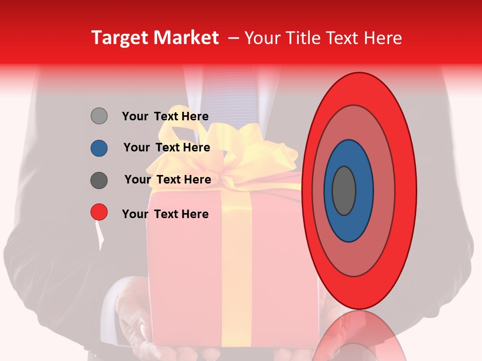 Holiday Person Package PowerPoint Template