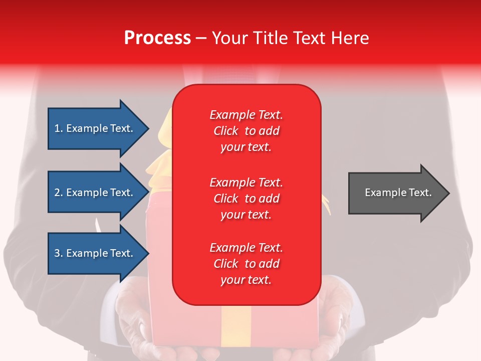 Holiday Person Package PowerPoint Template