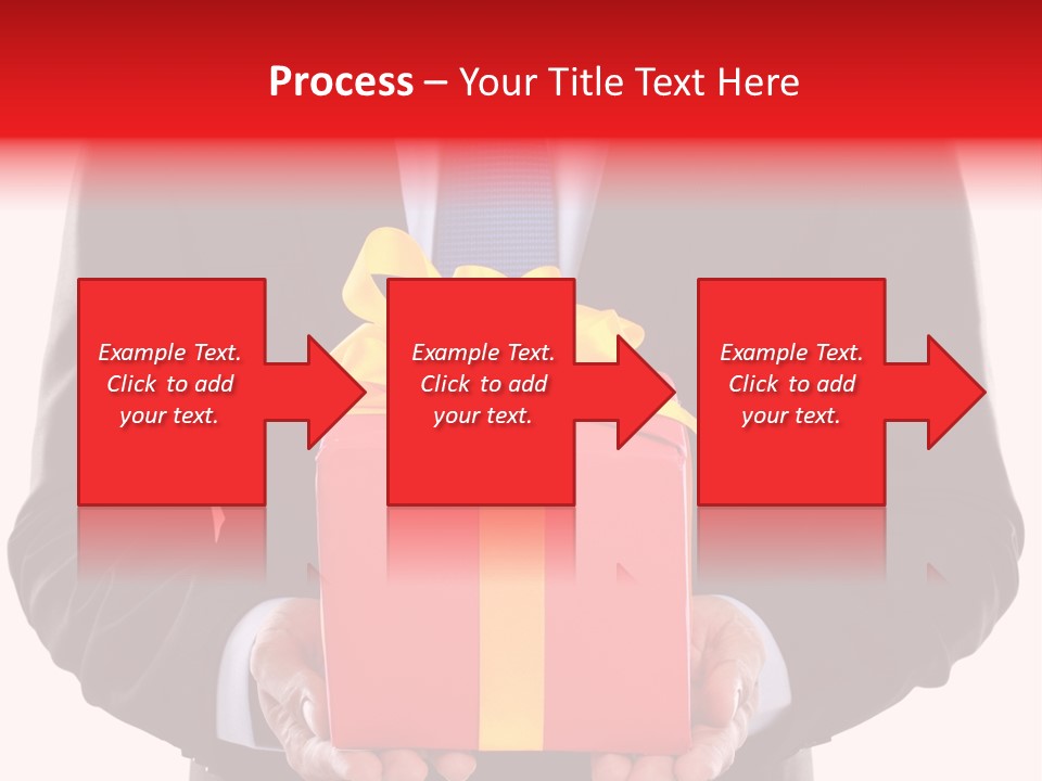 Holiday Person Package PowerPoint Template