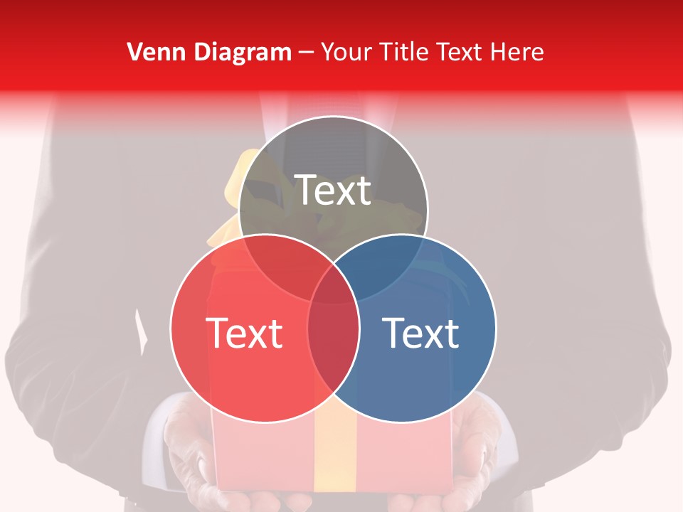 Holiday Person Package PowerPoint Template