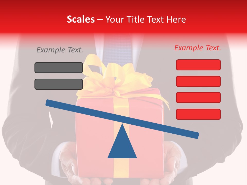 Holiday Person Package PowerPoint Template