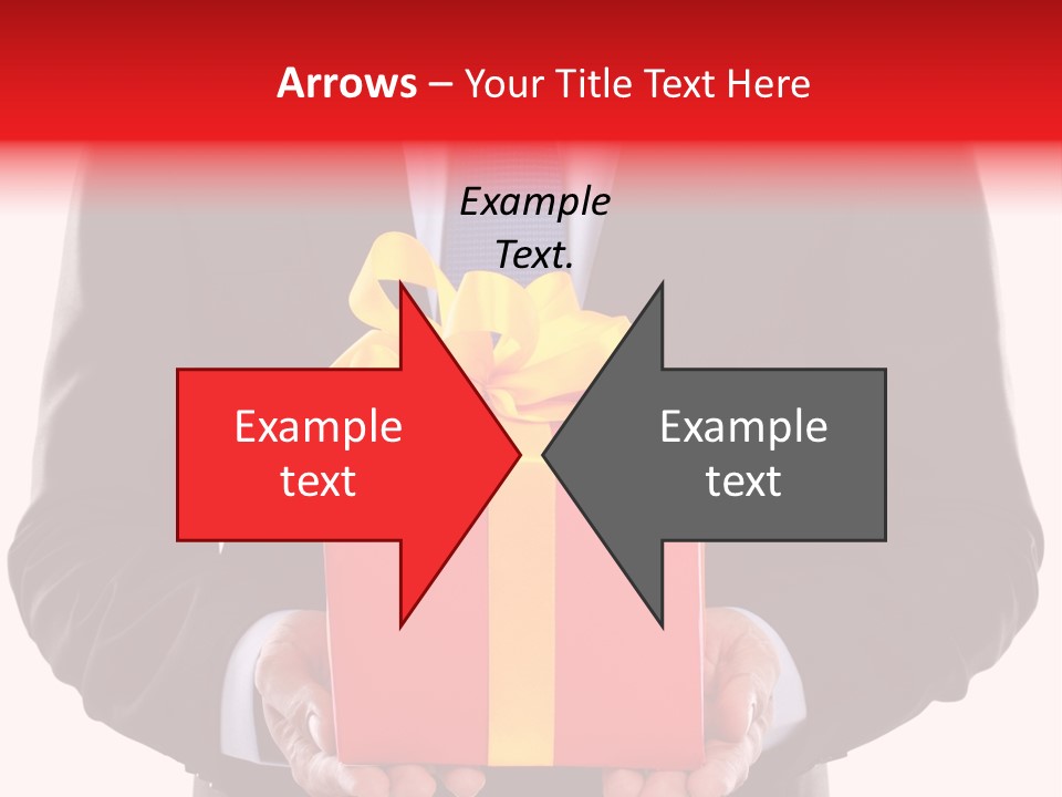 Holiday Person Package PowerPoint Template