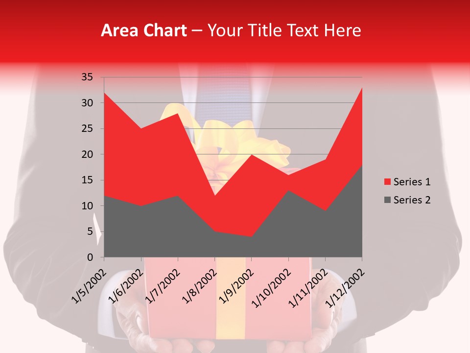 Holiday Person Package PowerPoint Template