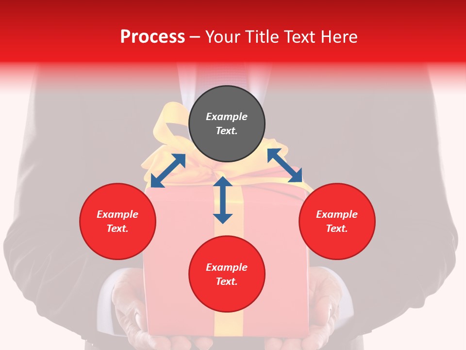 Holiday Person Package PowerPoint Template
