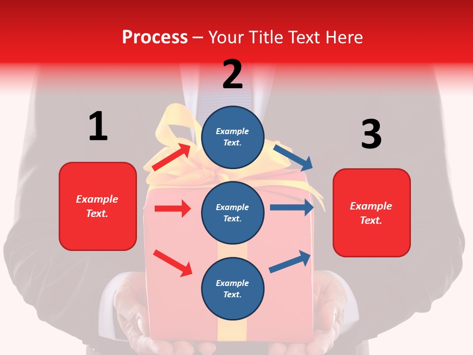 Holiday Person Package PowerPoint Template