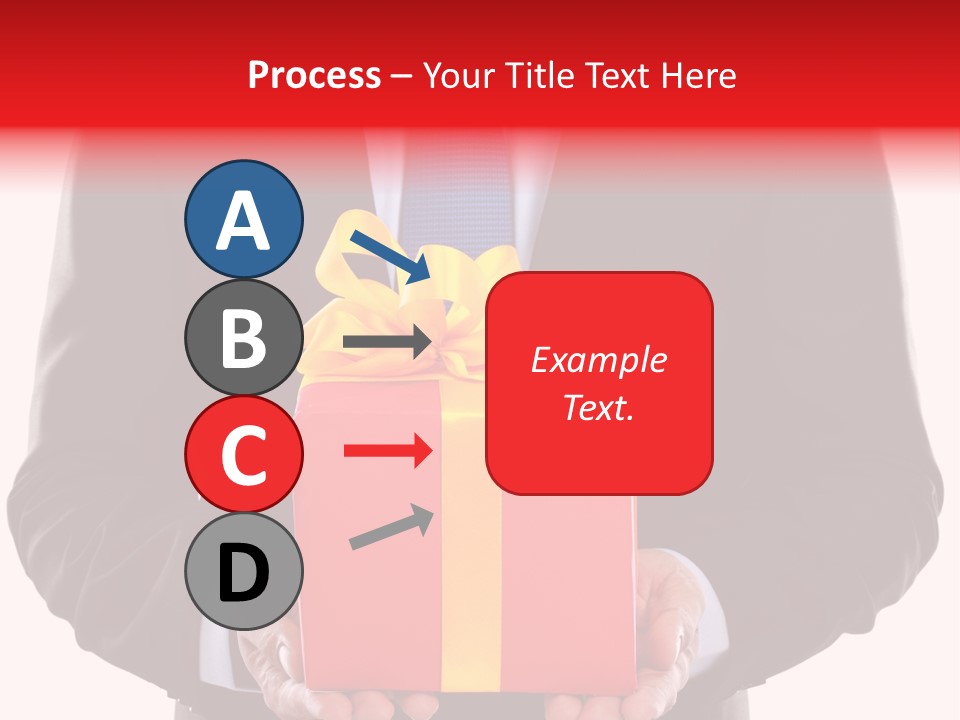 Holiday Person Package PowerPoint Template