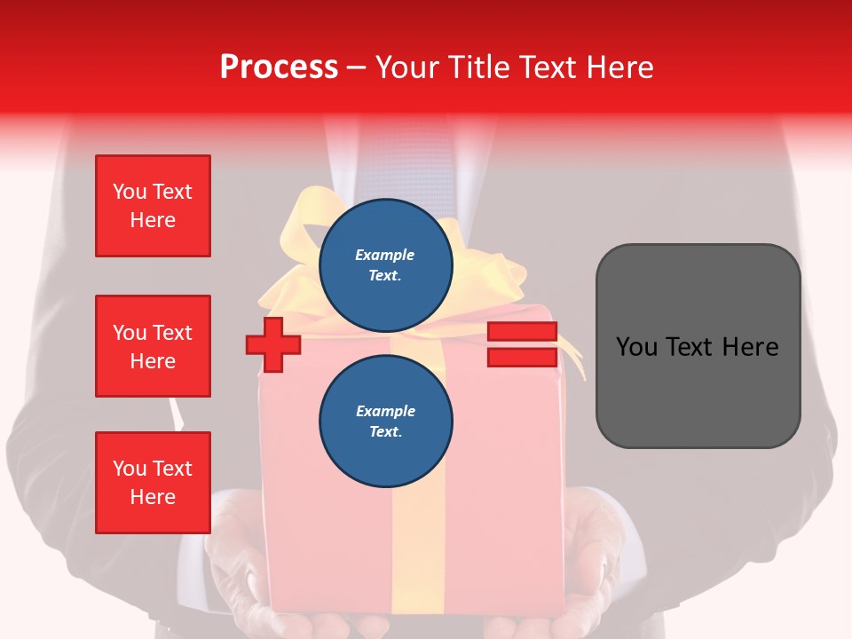 Holiday Person Package PowerPoint Template