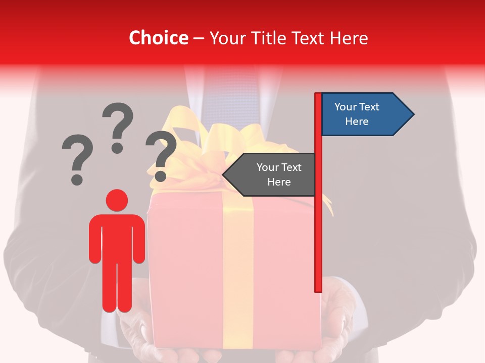 Holiday Person Package PowerPoint Template