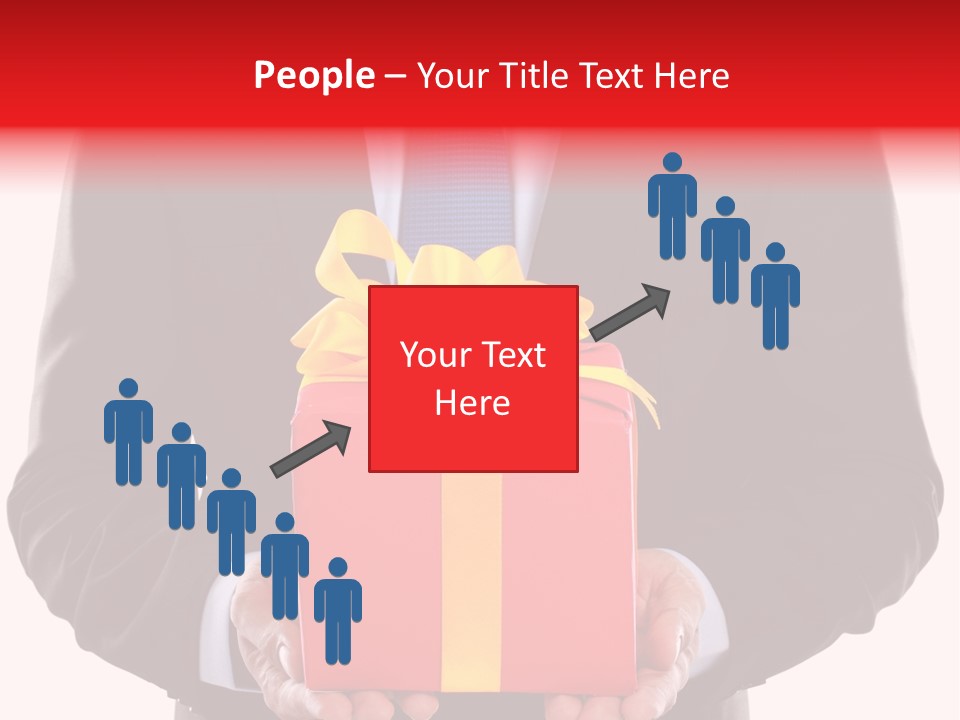 Holiday Person Package PowerPoint Template