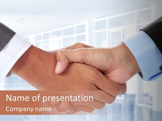 Greeting Sign Meeting PowerPoint Template