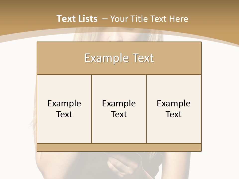 Skin Human Young PowerPoint Template