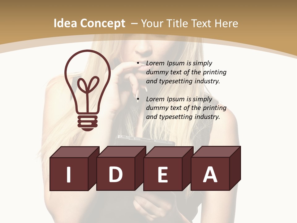 Skin Human Young PowerPoint Template