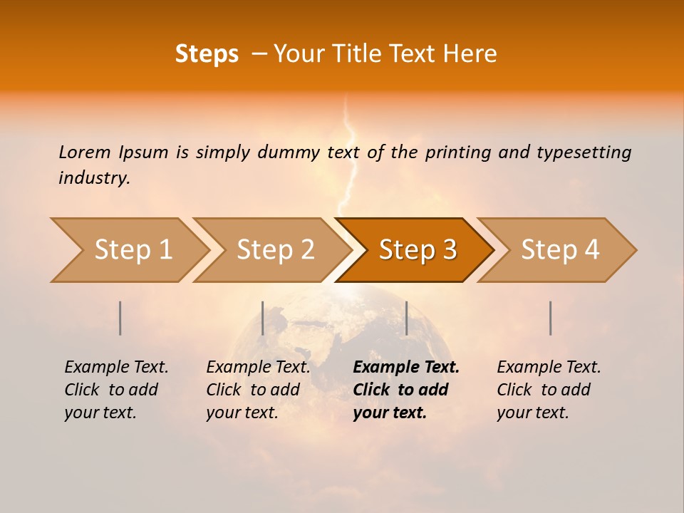 Power World Christ PowerPoint Template