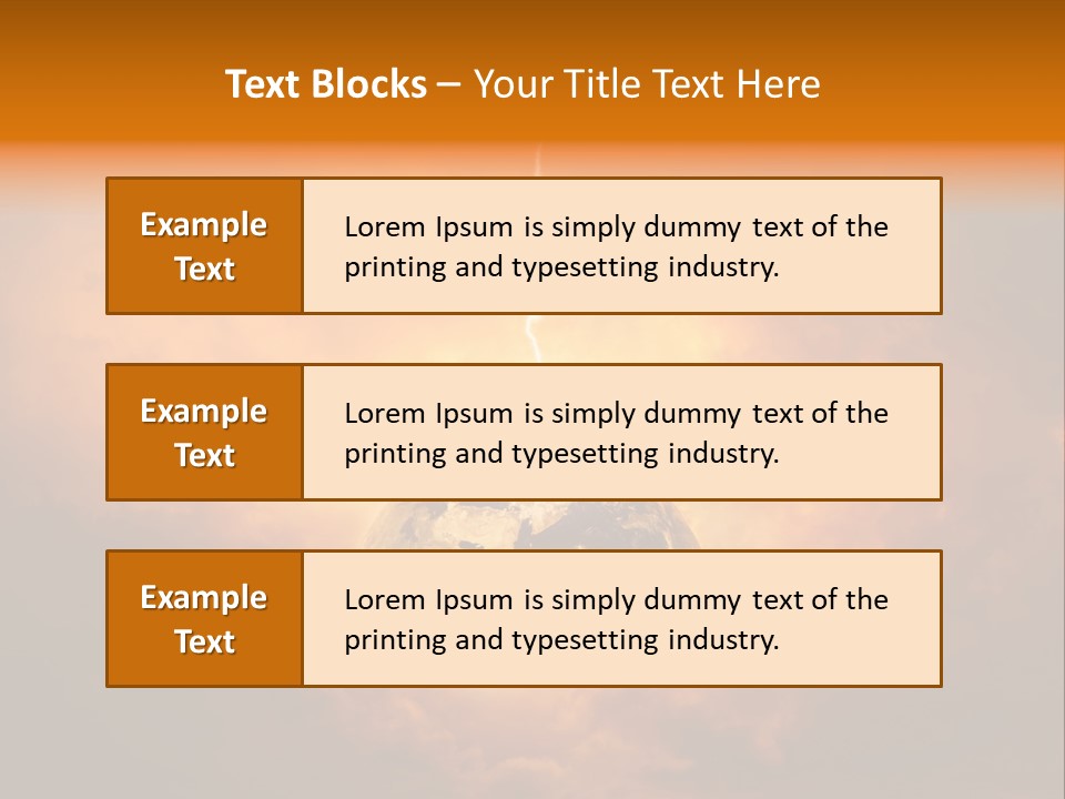 Power World Christ PowerPoint Template