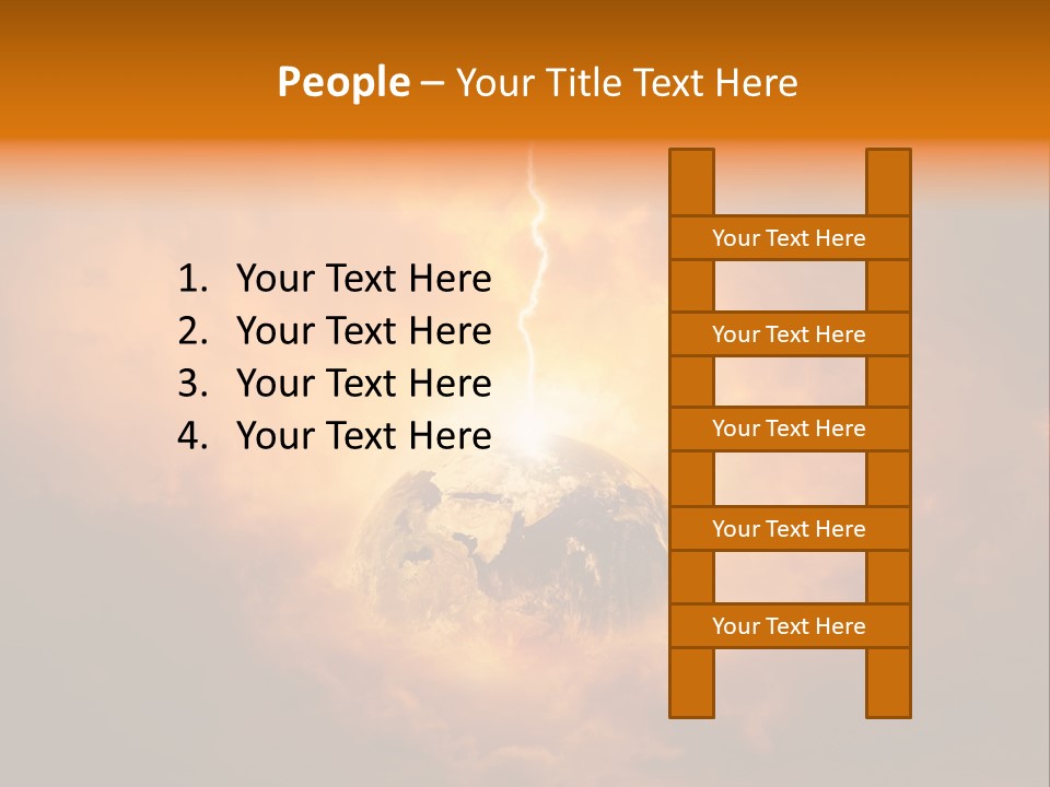 Power World Christ PowerPoint Template