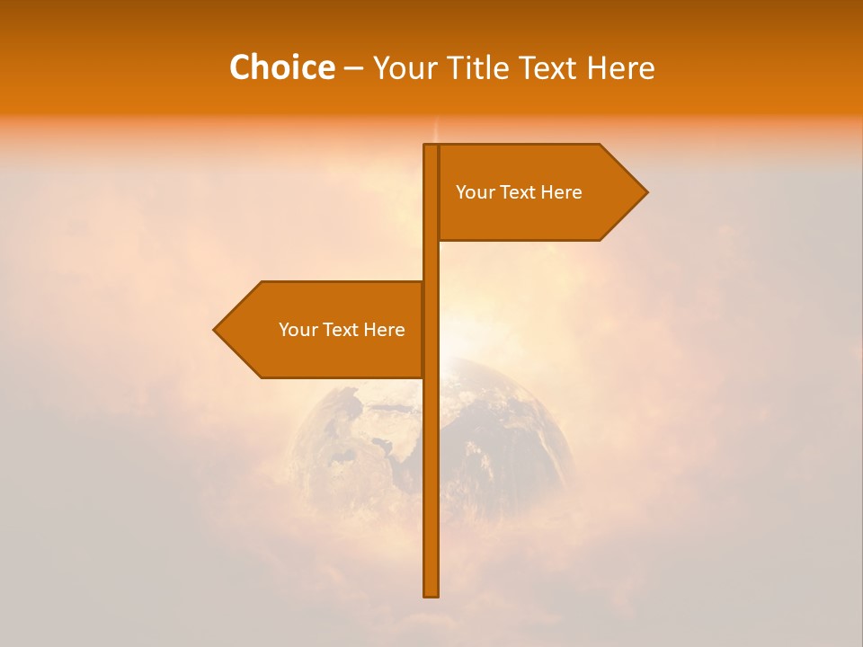 Power World Christ PowerPoint Template