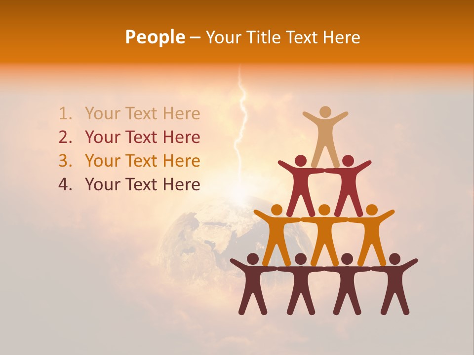 Power World Christ PowerPoint Template