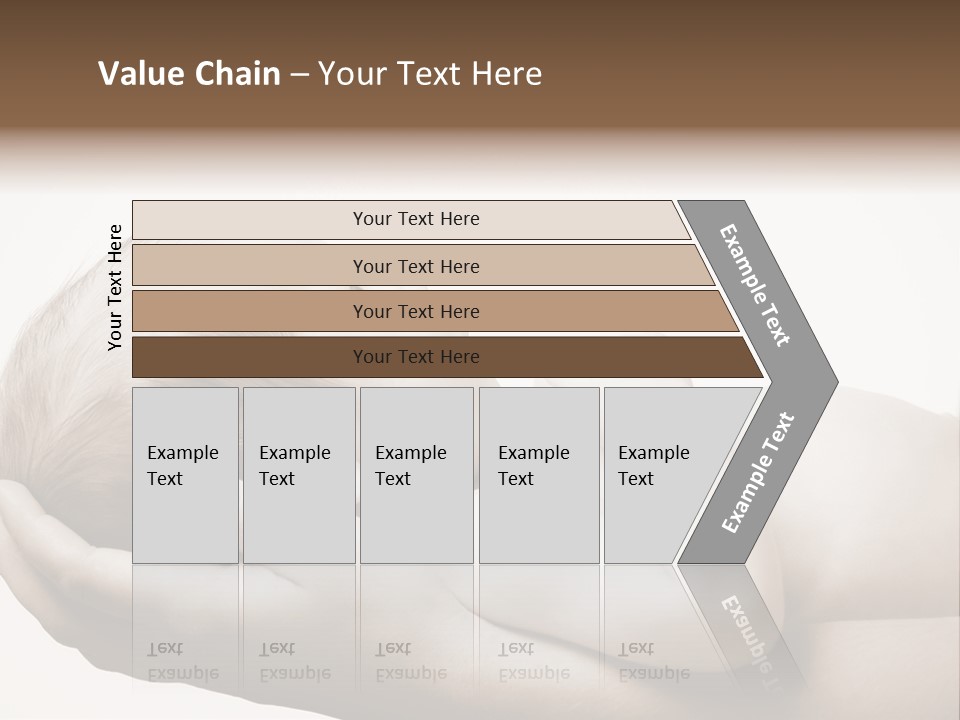 A Person Holding A Baby In Their Hands PowerPoint Template