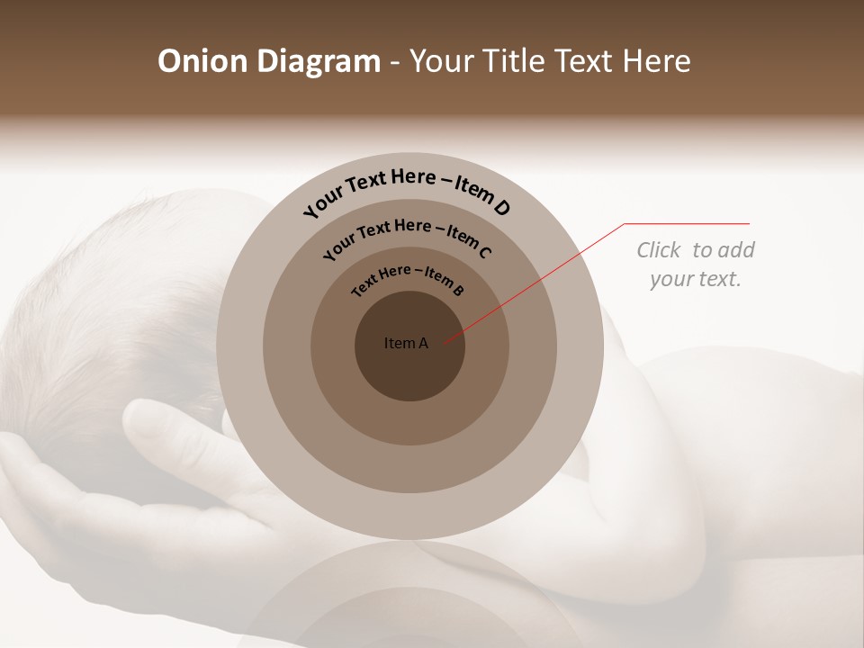 A Person Holding A Baby In Their Hands PowerPoint Template