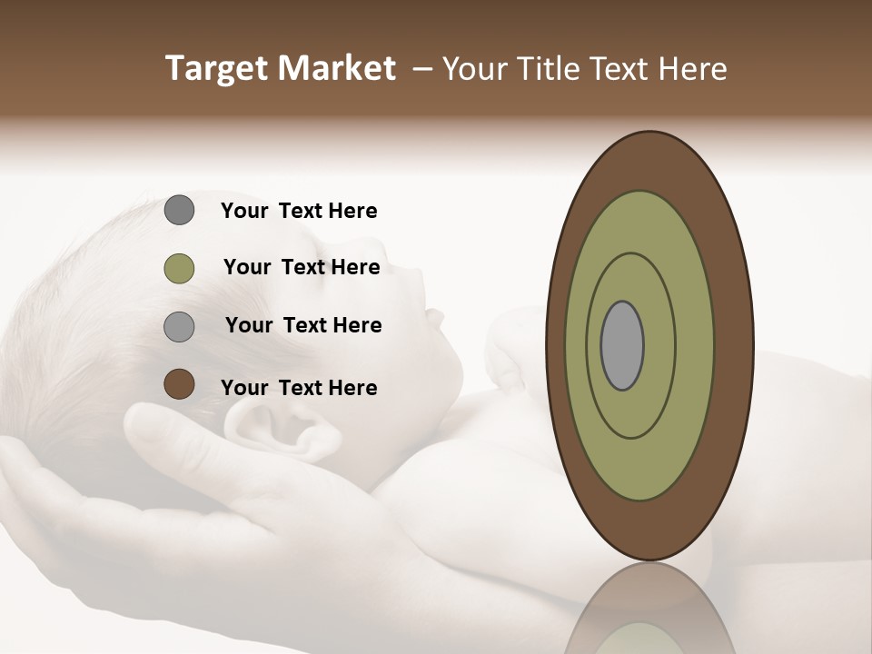 A Person Holding A Baby In Their Hands PowerPoint Template