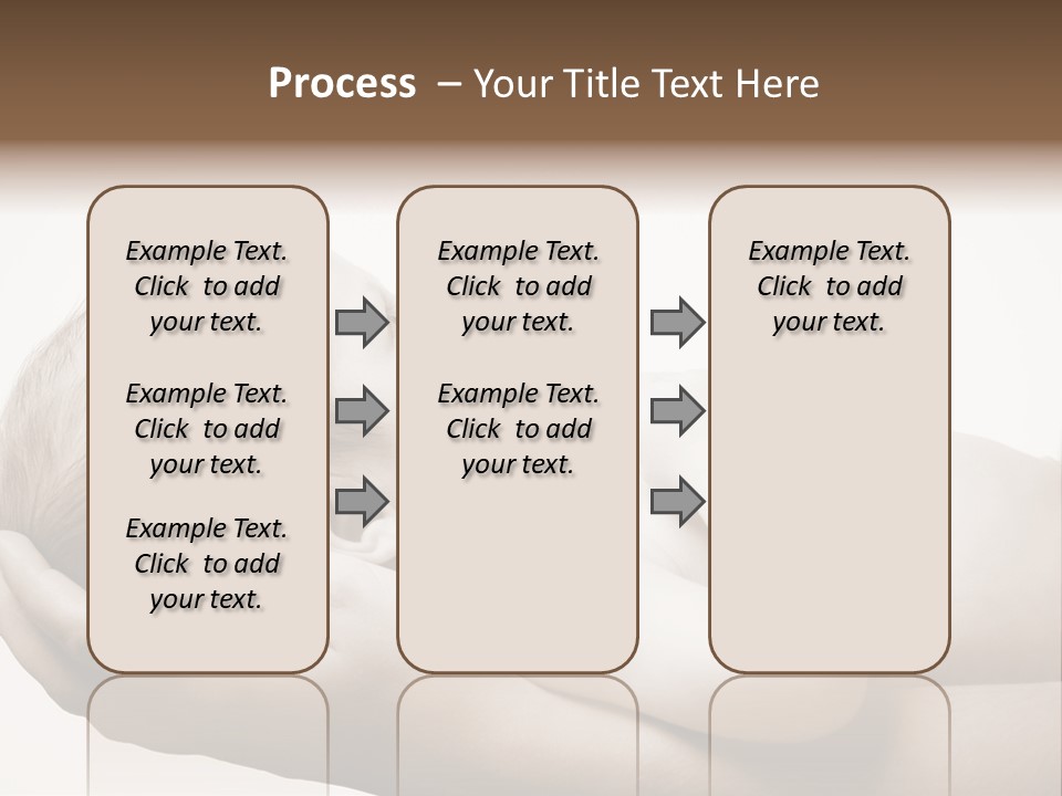A Person Holding A Baby In Their Hands PowerPoint Template
