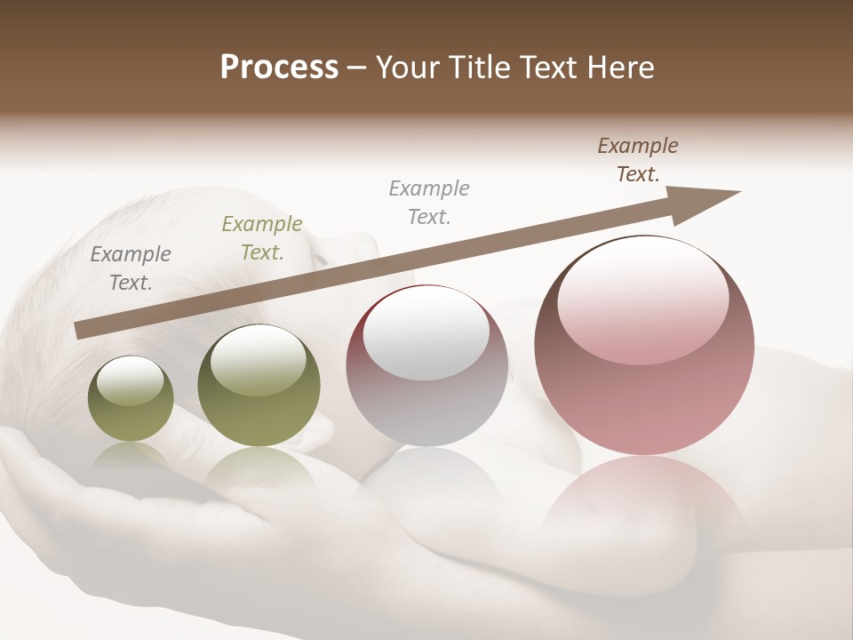 A Person Holding A Baby In Their Hands PowerPoint Template