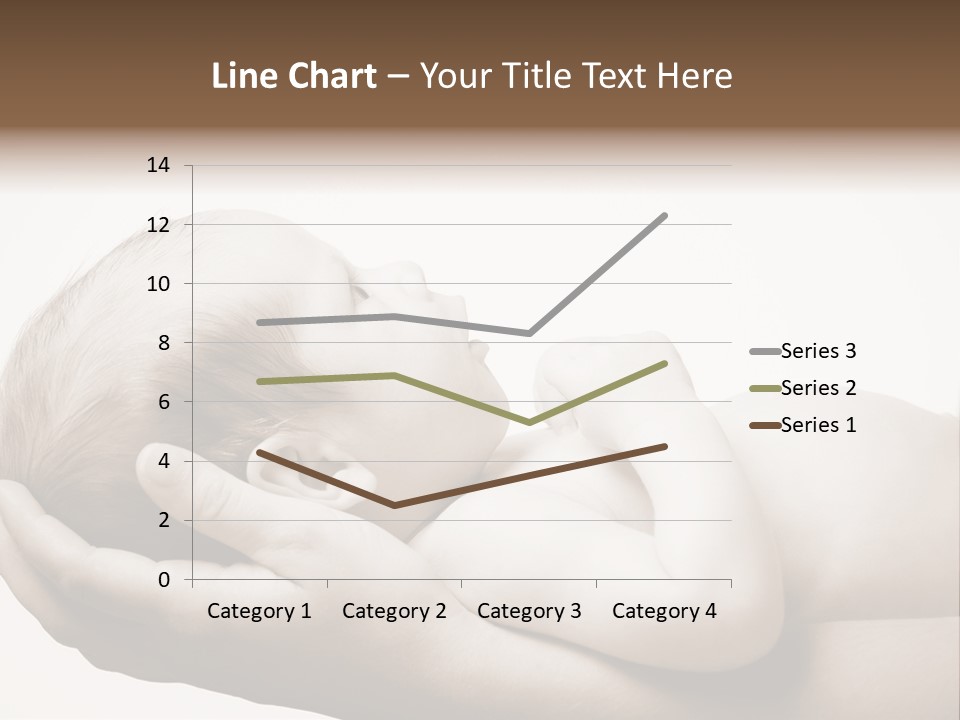 A Person Holding A Baby In Their Hands PowerPoint Template