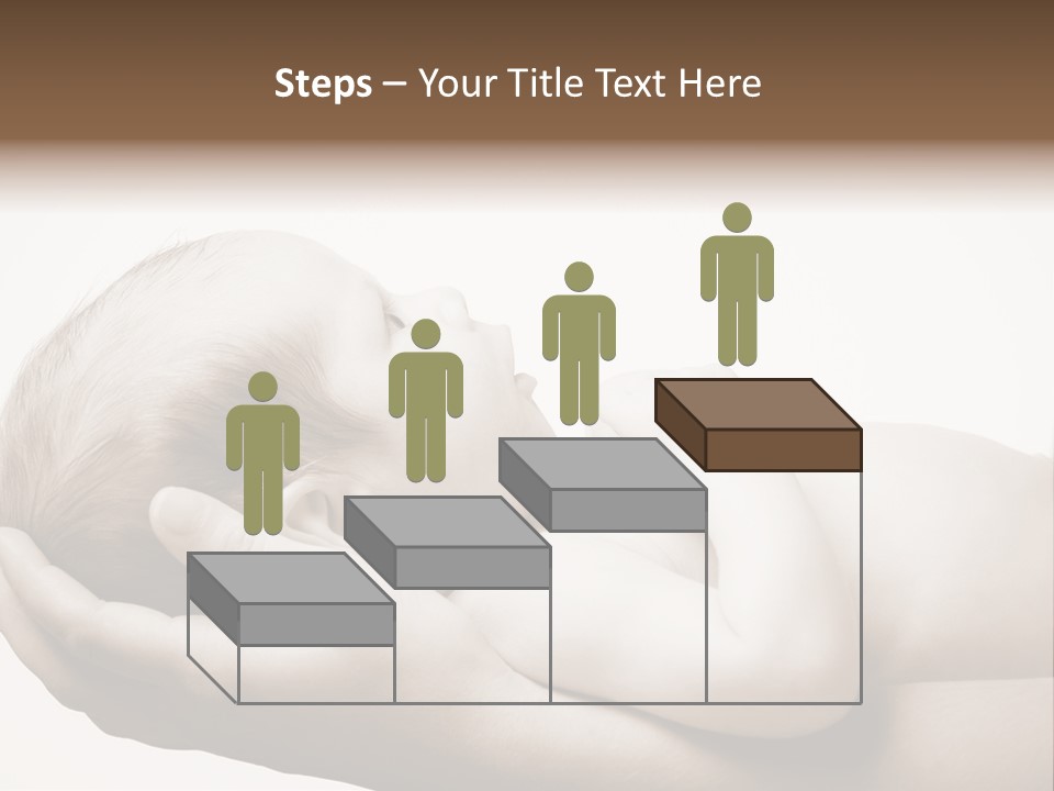 A Person Holding A Baby In Their Hands PowerPoint Template