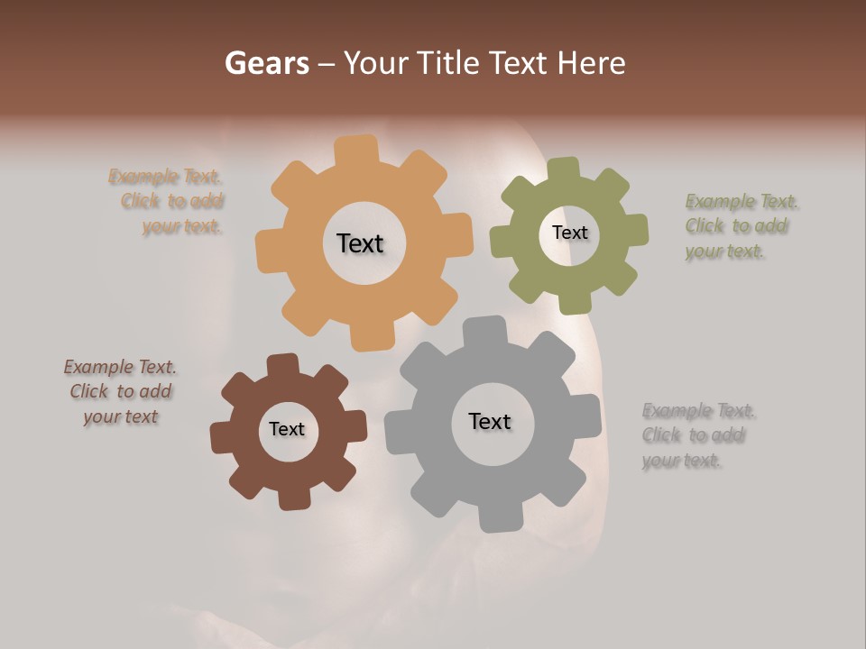 Bodybuilding Male Care PowerPoint Template